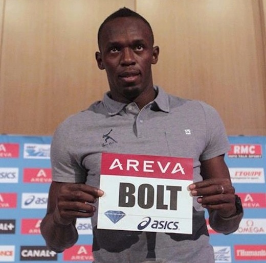 Usain Bolt in Paris