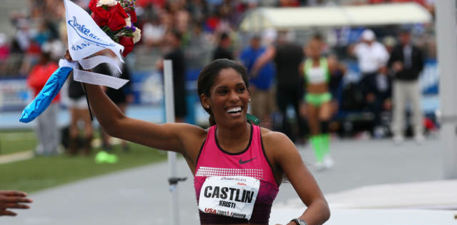 Kristi Castlin upsets Brianna Rollins: 5 World Bests set during Saturday of Drake Relays