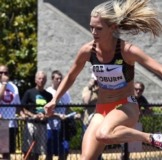 Emma Coburn at Pre (photo: TrackAndFieldPhoto) Monday Morning Run: Taking aim at records
