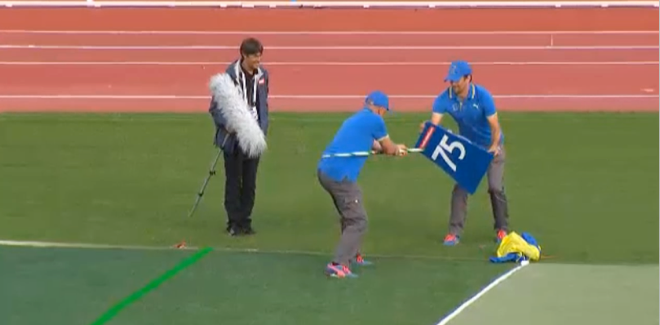 Javelin Thrower Nails 75m Marker at 2014  European Athletics Championships