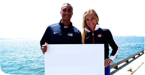 Mixed Zone: Ashton Eaton and Brianne Theisen-Eaton Photoshop